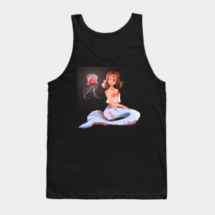 Mermaid and Jellyfish Tank Top